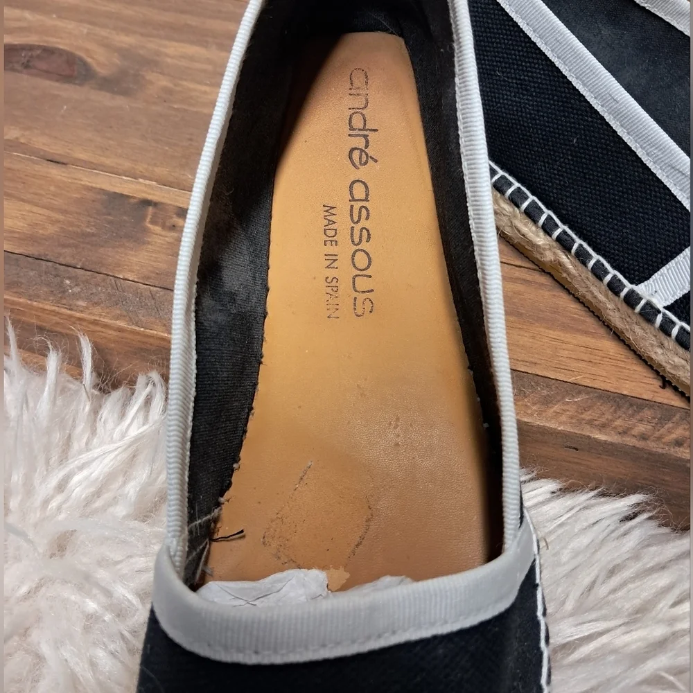 Andre Assous Canvas Espadrilles Size 11